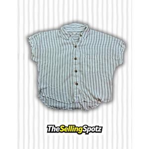 Aéropostale Knit Soft Cropped T-Shirt US (M) Medium 100% Cotton